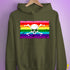 Gilbert Baker LGBTQ Pride Pirate Flag Hoodie - Army