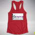 Assume Nothing Demisexual Pride Flag Racerback Tank - Red