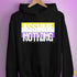 Assume Nothing Nonbinary Pride Flag Hoodie - Black