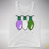Genderqueer Pride Christmas Lights Premium Tank Top - White