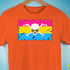 Pansexual Pride Pirate Flag Premium Unisex T-Shirt - Orange
