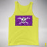 Lesbian Labrys Pride Pirate Flag Premium Tank Top - Neon Yellow
