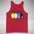 Nonbinary Pride Christmas Lights Premium Tank Top - Red