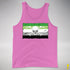 Aromantic Pride Pirate Flag Premium Tank Top - Neon Pink