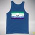 Gay Male Pride Pirate Flag Premium Tank Top - Royal Blue