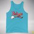 Believe LGBTQ Rainbow Pride Jingle Bell Premium Tank Top - Aqua Triblend