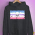 Bigender Pride Pirate Flag Hoodie - Dark Grey Heather