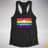 Gilbert Baker LGBTQ Pride Pirate Flag Racerback Tank - Black