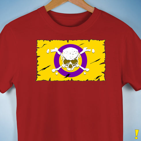 Intersex Pride Pirate Flag Premium Unisex T-Shirt - Red