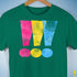 Pansexual Pride Exclamation Points Premium Unisex T-Shirt - Kelly Green