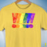 LGBTQ Pride Exclamation Points Premium Unisex T-Shirt - Yellow