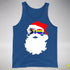 Santa’s LGBTQ Progress Pride Flag Shades Premium Tank Top - Royal Blue