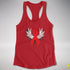 Winged Red Ribbon - World AIDS Day Racerback Tank - Red