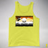 Bear Pride Pirate Flag Premium Tank Top - Neon Yellow
