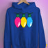 Pansexual Pride Christmas Lights Hoodie - Royal Blue