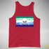 Gay Male Pride Pirate Flag Premium Tank Top - Red