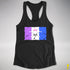 Drag Pride Pirate Flag Racerback Tank - Black