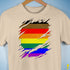 Philly LGBTQ Gay Pride Flag Ripped Reveal Premium Unisex T-Shirt - Cream