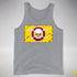 Intersex Pride Pirate Flag Premium Tank Top - Grey Heather