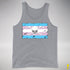 Transgender Pride Pirate Flag Premium Tank Top - Grey Heather