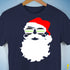 Santa’s Agender Pride Flag Shades Premium Unisex T-Shirt - Navy