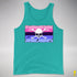 Omnisexual Pride Pirate Flag Premium Tank Top - Teal