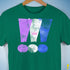 Drag Pride Grunge Exclamation Points Premium Unisex T-Shirt - Kelly Green