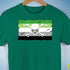 Aromantic Pride Pirate Flag Premium Unisex T-Shirt - Kelly Green