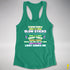 Stupid People Are Like Glow Sticks Women's Racerback Tank - Kelly Green
