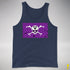 Lesbian Labrys Pride Pirate Flag Premium Tank Top - Navy