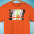 Agender Pride Grunge Exclamation Points Premium Unisex T-Shirt - Orange