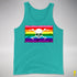 Gilbert Baker LGBTQ Pride Pirate Flag Premium Tank Top - Teal