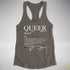 Queer Definition Women's Racerback Tank - Dark Grey