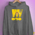 Intersex Pride Grunge Exclamation Points Hoodie - Grey Heather