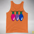 Bisexual Pride Christmas Lights Premium Tank Top - Orange