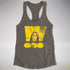 Intersex Pride Grunge Exclamation Points Racerback Tank - Dark Grey