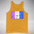 Drag Pride Pirate Flag Premium Tank Top - Gold