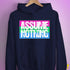 Assume Nothing Polysexual Pride Flag Hoodie - Navy