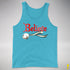 Believe Agender Pride Jingle Bell Premium Tank Top - Aqua Triblend