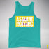 Assume Nothing Intersex Pride Flag Premium Tank Top - Teal