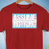 Assume Nothing Transgender Pride Flag Premium Unisex T-Shirt - Red