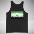 Aromantic Pride Pirate Flag Premium Tank Top - Black