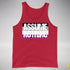 Assume Nothing Asexual Pride Flag Premium Tank Top - Red