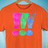 Polysexual Pride Exclamation Points Premium Unisex T-Shirt - Orange