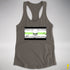 Agender Pride Pirate Flag Racerback Tank - Dark Grey