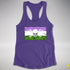 Genderqueer Pride Pirate Flag Racerback Tank - Purple