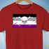 Asexual Pride Pirate Flag Premium Unisex T-Shirt - Red