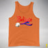Believe Bisexual Pride Jingle Bell Premium Tank Top - Orange