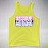 Assume Nothing Omnisexual Pride Flag Premium Tank Top - Neon Yellow