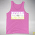 Assume Nothing Twink Pride Flag Premium Tank Top - Neon Pink